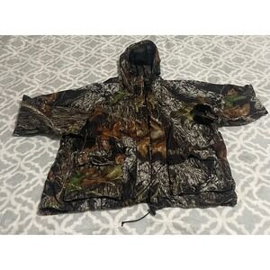 WILDfOWLER Camo Realtree Hunting Jacket Hooded Men's Outerwear Size Medium